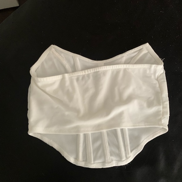 Cropped mesh wired corset - Picture 2 of 2